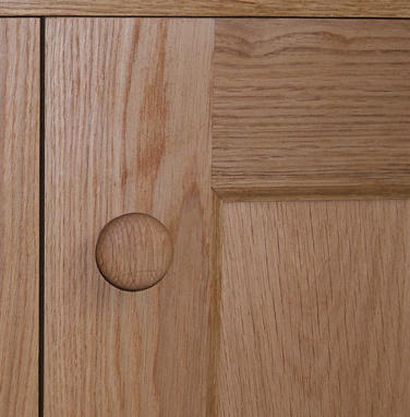 Oak handmade cupboard door