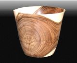 English Walnut Vase