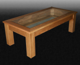 Oak Display Coffee Table